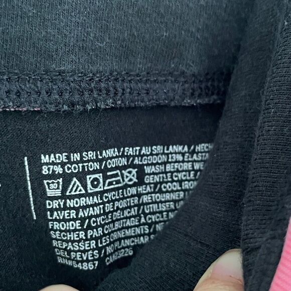 VS Pink Yoga Pants with pink waistband - Picture 4 of 6